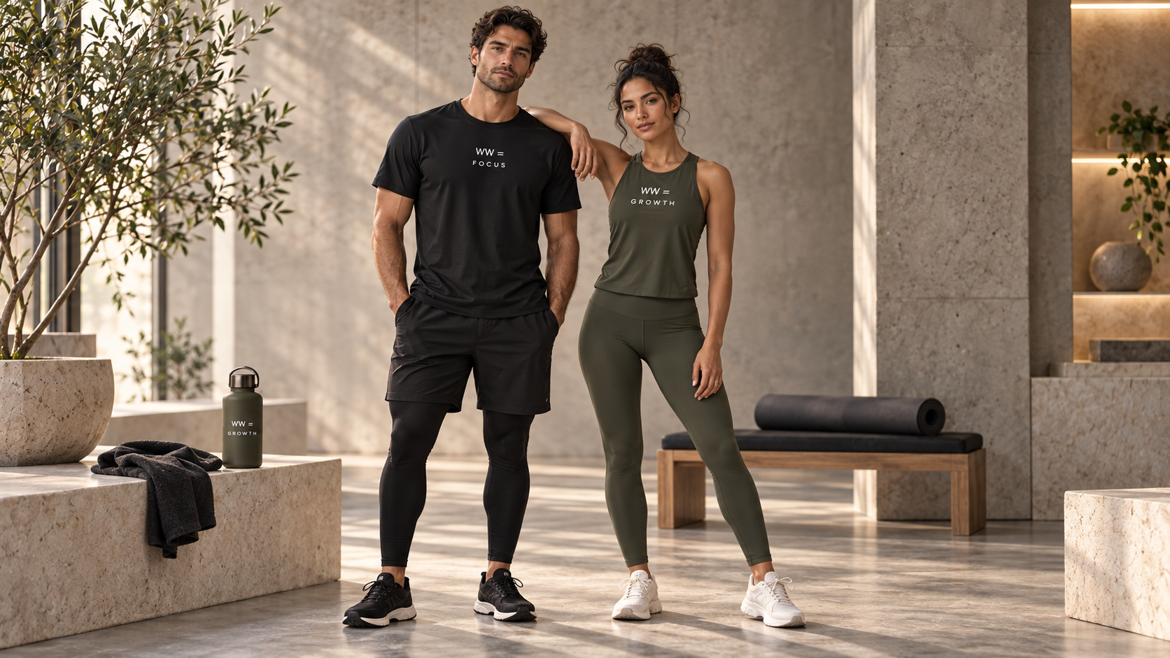 Inclusive Wealth and Wellness activewear for women and men